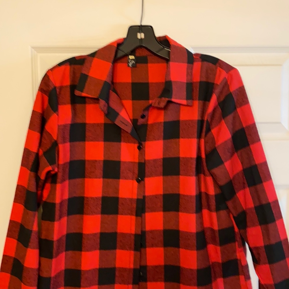Plaid Tunic top
